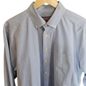 Vineyard Vines by Shep & Ian Men's Murray Shirt Large Button-up Blue White Check